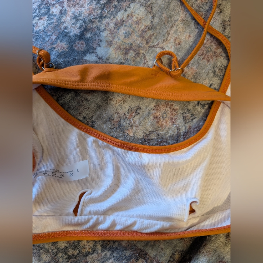 Rustic Orange Bikini Top - Picture 3 of 3